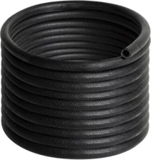 25FT Fuel Hose Line Push Lock NBR Rubber SAE 30R7 300PSI 1/2" 3/8" 5/16" 1/4"
