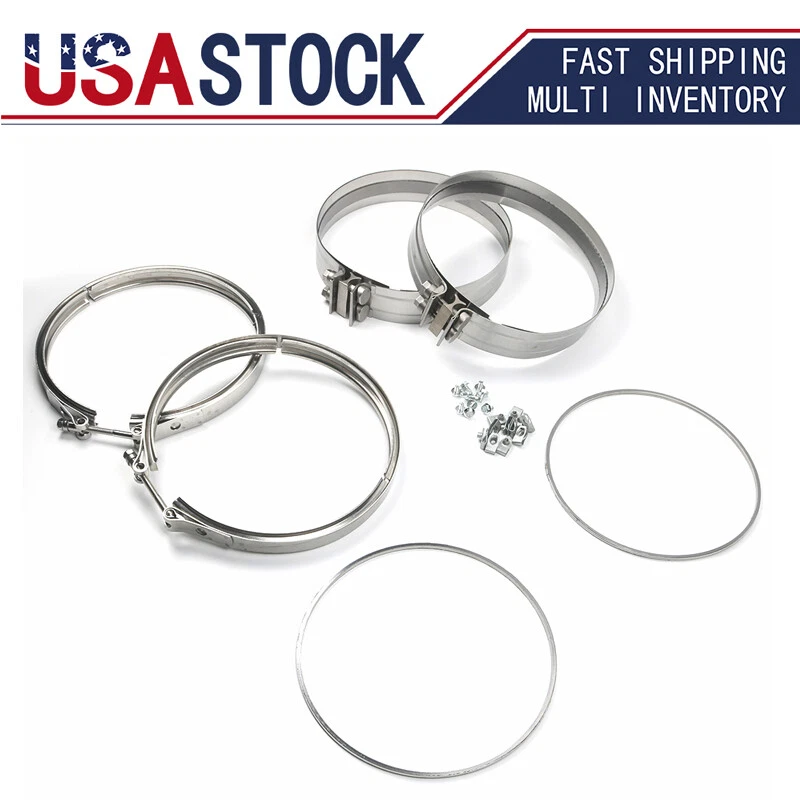 Filter Clamp & Gasket Kit Detroit Engines A680950202 A6809950302  