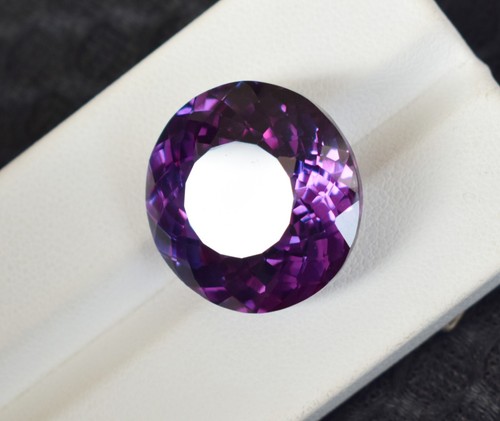 Most Valuable 42 CT Round Cut Russian Color Changing Alexandrite Round Gemstone - Picture 9 of 11