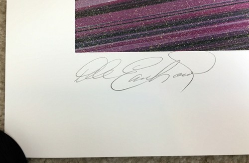 DALE EARNHARDT SR Signed Autographed 16.5x31 Sam Bass Lithograph, Poster, JSA - Picture 2 of 6