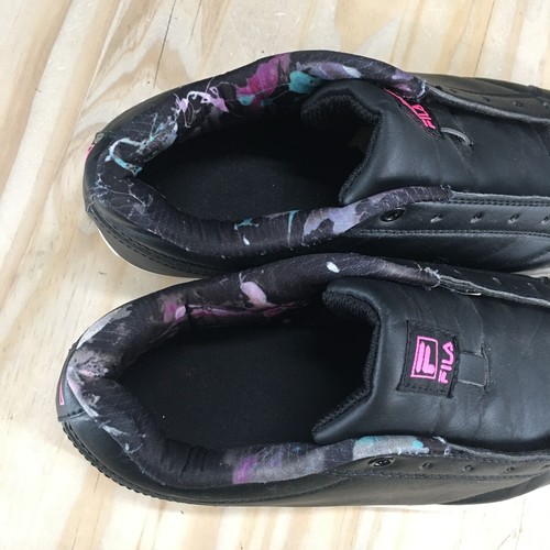 Fila Sneakers Womens 10 Black Pink Amalfi Low Top Casual 5SC60517-020 (No Laces) - Picture 13 of 15