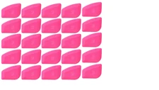 25PCS Window Tint Pink Mini Hard Card Squeegee Car Vinyl Film Wrap Install Tools