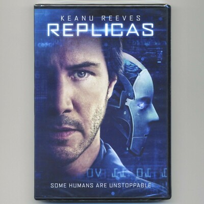 Replicas 2018 PG-13 sci-fi clone thriller movie, new DVD Keanu