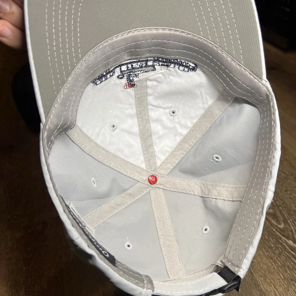 Imperial Boat Fishing Pilot Hat Golf Baseball Cap Gray DriFit Athletic Gym Ship - Image 4 of 4