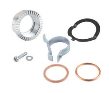 Simson SR50 Schwalbe S51 S70 Krümmermutter Auspuff Set Krümmerdichtung Schelle