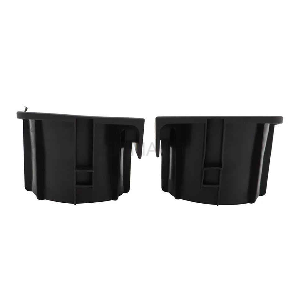 2*For 2005-2017 Toyota Tacoma Right+Left Black Center Console Cup Holder Insert Foto 4 de 4
