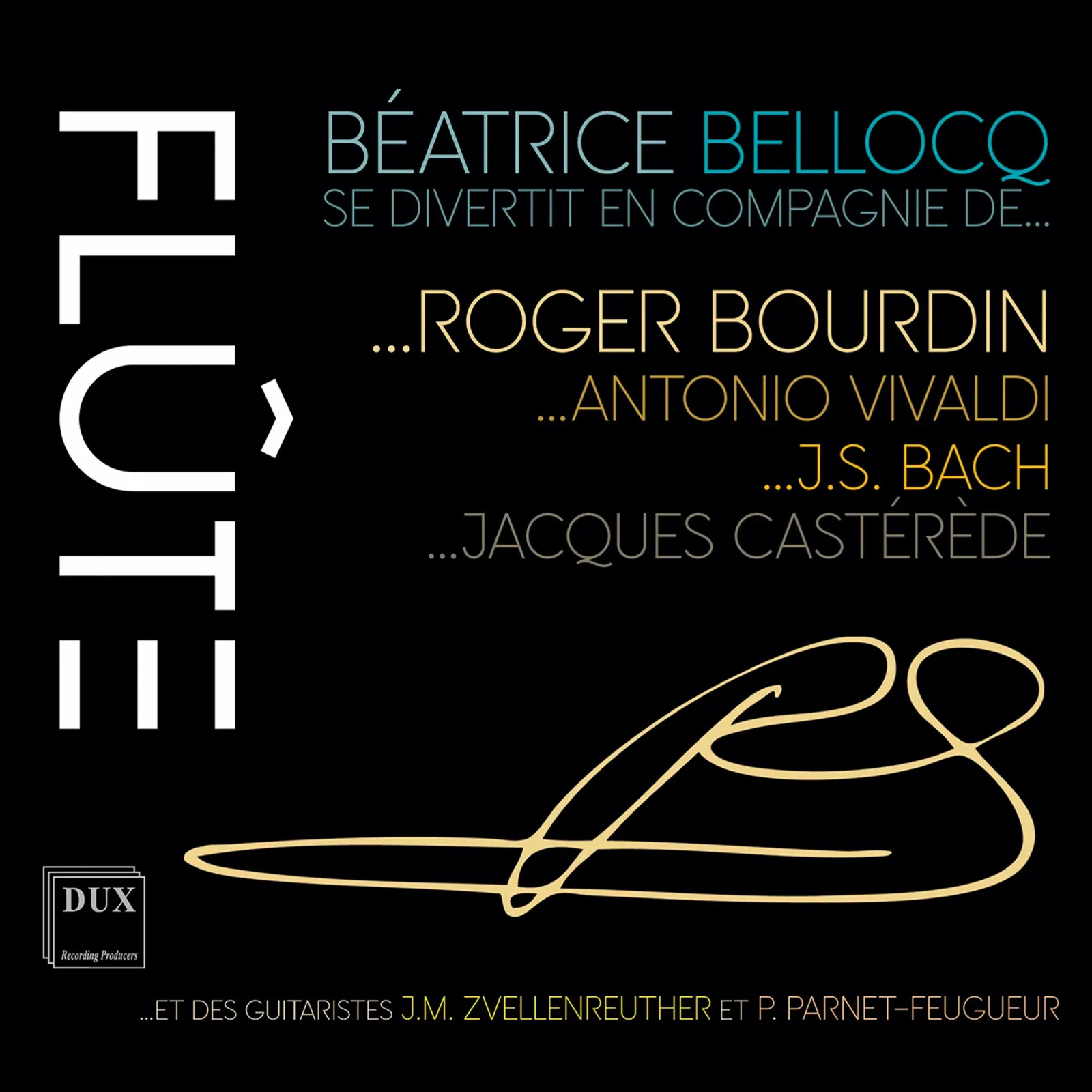 WORKS FOR FLUTE - BEATRICE BELLOCQ (CD) Brand New Sealed
