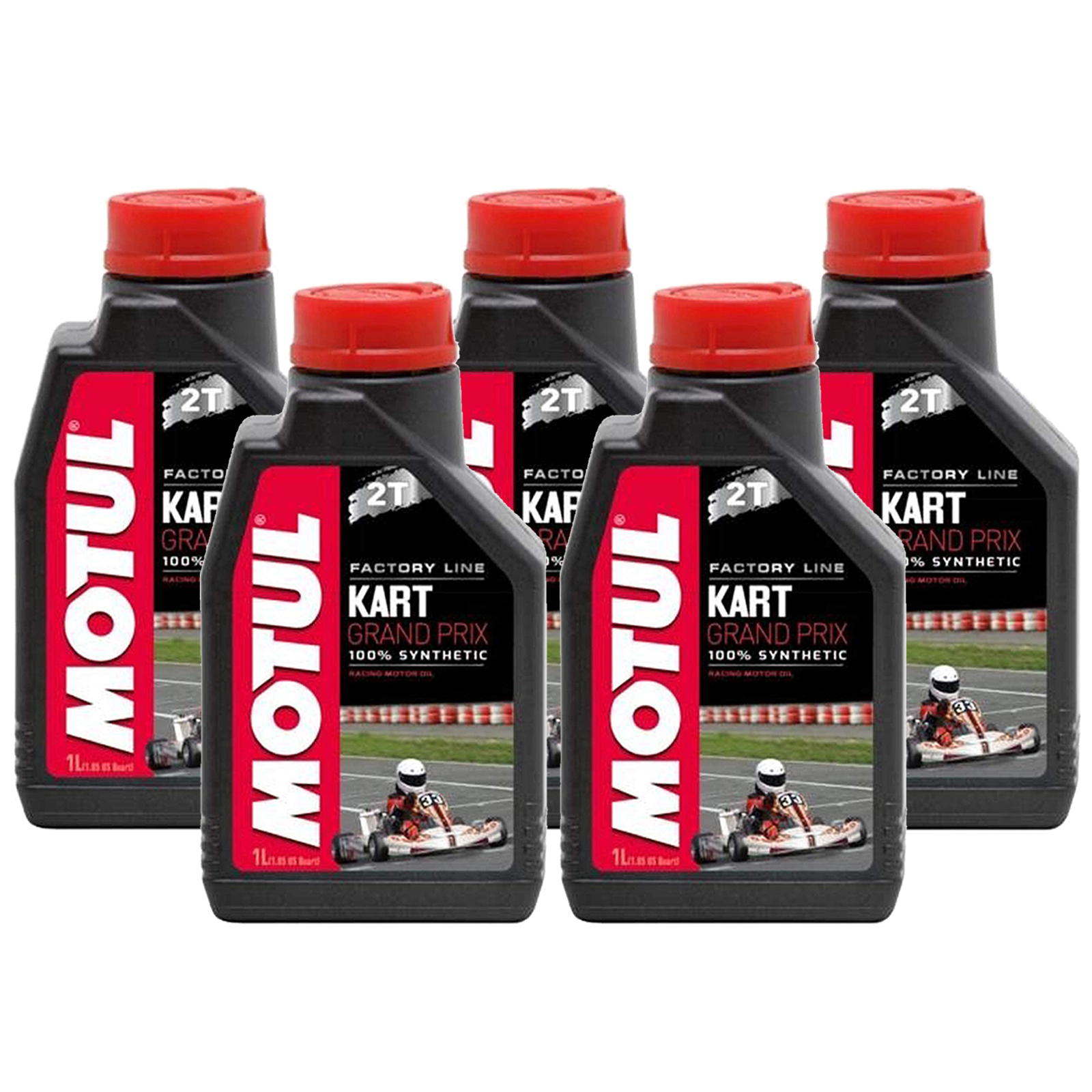 5 X 1l 2t 100% Synthetic 2str High Rpm
