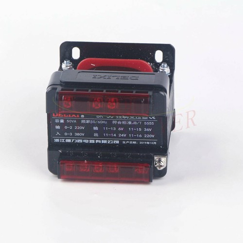 1PCs NEW DELIXI Control Transformer BK-50VA 380V/220V to 220V/36V/24V/6V - Picture 5 of 9