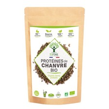 Protéine de Chanvre Bio en Poudre - 50% de Protéines - Vegan - 500g