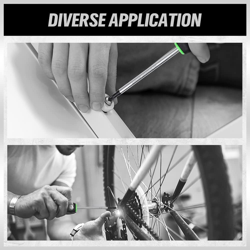 13 Piece Magnetic Torx Screwdriver Set T5 to T40 Star Screwdrivers