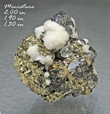 Galena/Fluoryt/Kalcyt Chihua Meksyk Minerały Kryształy Klejnoty-Min