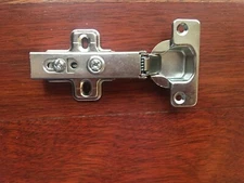 clip-on soft close full overlay hinges for frameless cabinet door