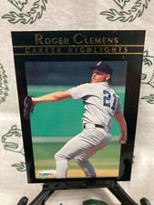 Roger Clemens Career Highlights A Rocket Launched Fleer 92 Boston Red Sox #4 VG+