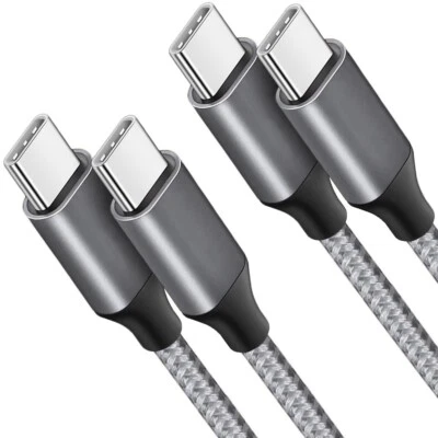 Cable USB C vers USB c Charge Rapide 60W POUR iPhone 17/17 Pro/16/15/Pro/Pro Max - Photo 1/4