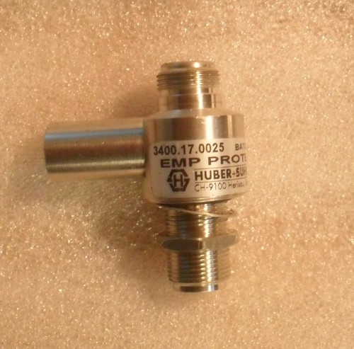 N Type Huber Suhner Gas Discharge Tube EMP Protector 3400.17.0025 - NEW - Picture 2 of 3