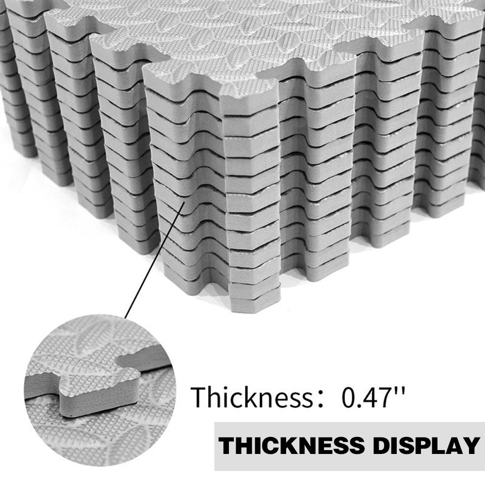 Interlocking Soft EVA Foam Floor Mats Tiles Puzzle Rubber Yoga Gym