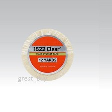 Walker 1/2" X 12 YD.3M 1522 Clear Tape Roll for Hairpiece,Wigs,Toupee.
