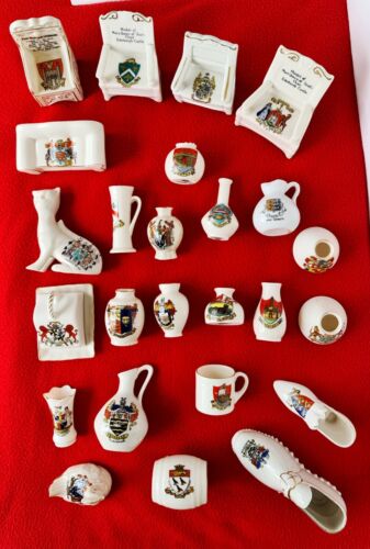 25 Different CRESTED WARE CHINA HERALDIC CHINA Multi Listing / Select Item VGC - Picture 1 of 77