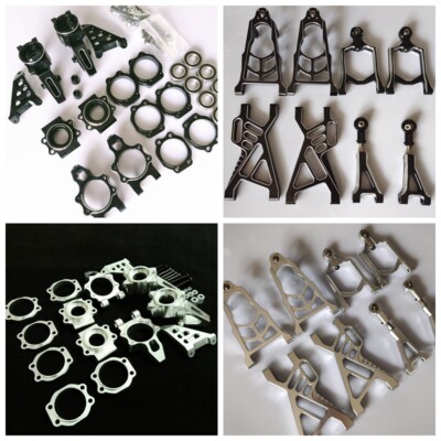 Alloy Front/Rear Suspension Arm + Wheel Hub Carrier for baja 5b 5t 5sc HPI Rovan