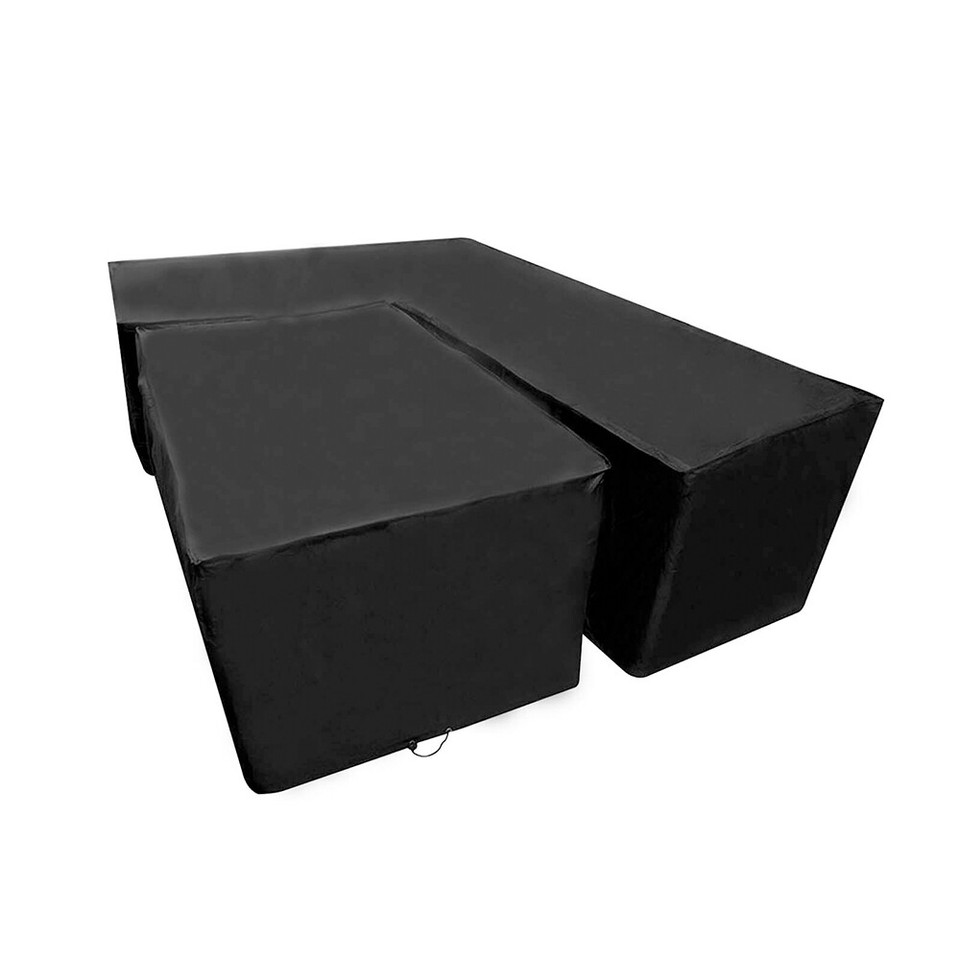 L Shape Furniture Cover Outdoor Garden Patio Rattan Sofa Waterproof