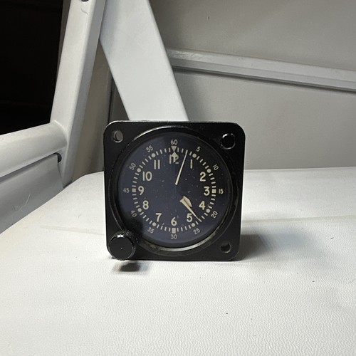 Wakmann Watch Co. Chronograph Aviation Clock Cold War Era