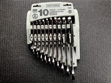Vintage Craftsman 6 Point Metric 10 Piece Combination Wrench Set Va Usa Vintage Craftsman 6 Point Metric 10 Piece Combination Wrench Set Va Usa