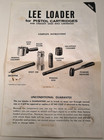 Vintage - Lee 38 Special Loader Die Set and Instructions — photo 3