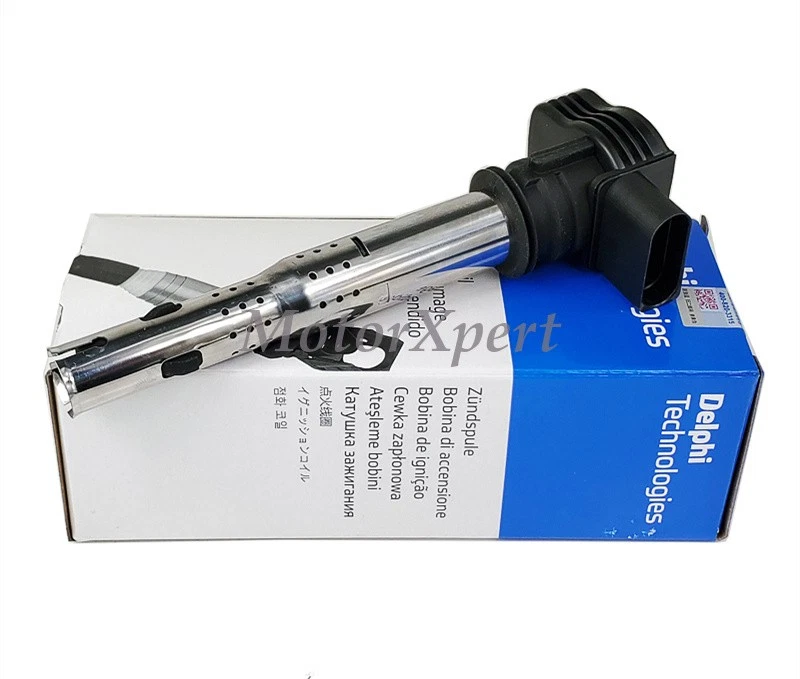 Bobinas de ignição 07K905715F 4* OEM Delphi para 2011-14 AUDI Q5 TT A3 A4 A5 A6 2.0T - Imagem 4 de 4