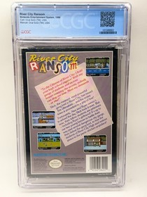NES Nintendo RIVER CITY RANSOM - CGC Graded 7.5