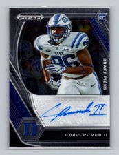 2021 Panini Prizm Draft Picks Auto Rookie RC Chris Rumph II