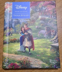Disney Dreams Collecting 2021 Thomas Kincade Studios Calendar New