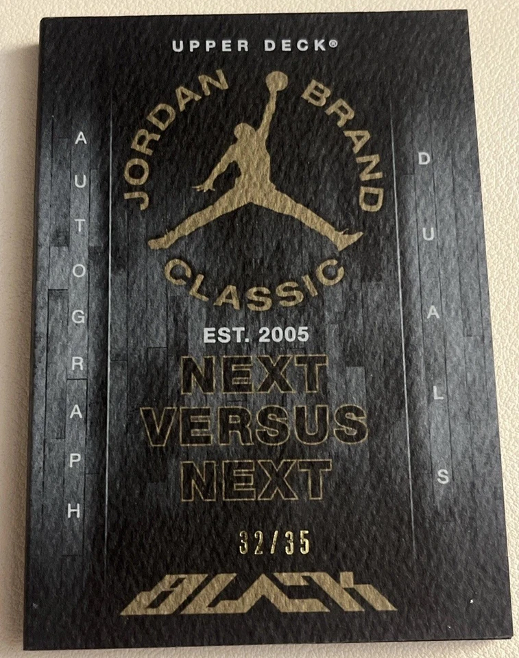 Brandon Knight Upper Deck Jordan Brand Classic - Booklet Autograph Duals #JBC2-9 - Image 2 of 4