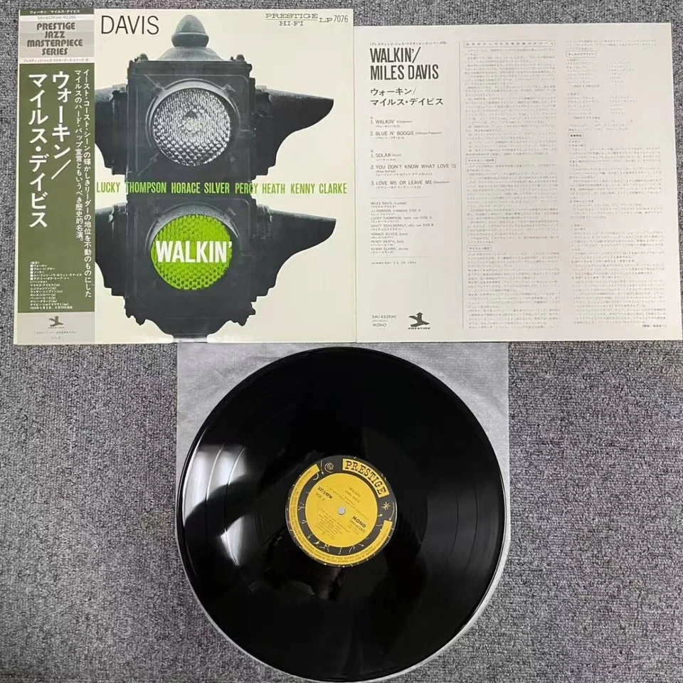 Miles Davis All Stars Walkin' Prestige SMJ-6528(M) Япония ВИНИЛОВАЯ ПЛАСТИНКА OBI EX NM - Изображение 3 из 4