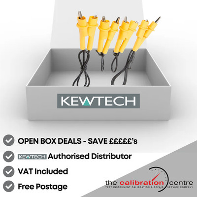 OPEN BOX - KEWTECH STARTHILFEKABEL [JUMPLD1] FÜR R1 R2 & ISOLATIONSPRÜFUNG - Sie sparen ££
