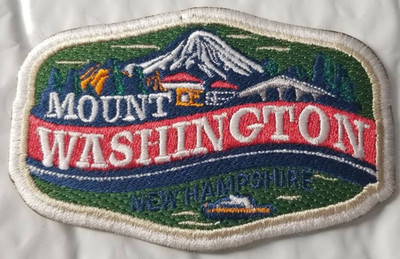 Mount Washington New Hampshire Embroidered Patch approx 2.5x3.5''