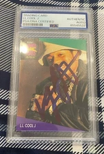 LL Cool J Autographed 1991 Pro Set Music Trading Card PSA/DNA