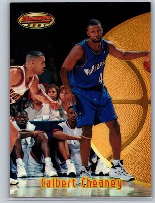 1997-98 Bowman's Best #87 Calbert Cheaney Refractors