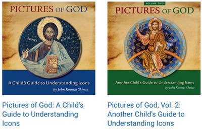 Pictures of God Vol. 1 & 2 (2-bookset) Child's Guide to Understanding Icons -NEW