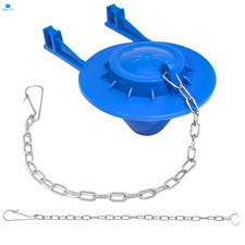 Universal Toilet Flapper Replacement Kit: 2 Inch Tank 2 Blue