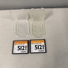 Kingston 512 MB  CompactFlash Card CF 512 MB X2
