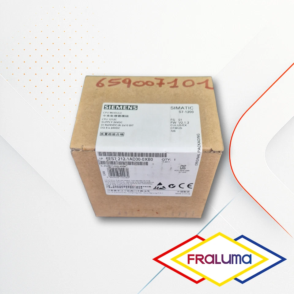 Siemens S7-1200 CPU 1212C 6ES7212-1AD30-0XB0 - Nuovo sigillato