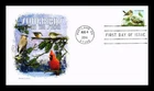 US COVER SONGBIRDS IN THE SNOW FIRST DAY ISSUE PANDA CACHET