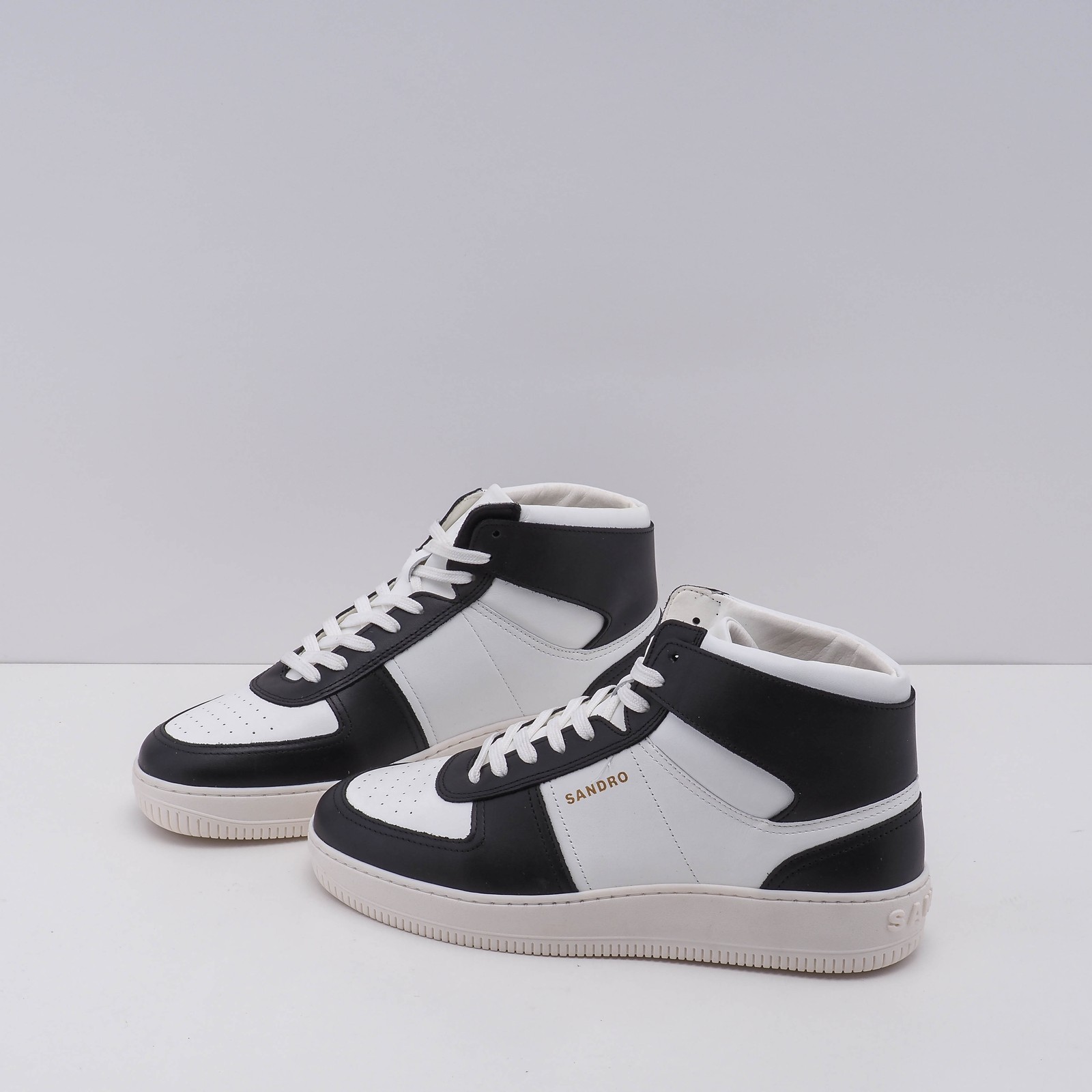 Sandro Paris Herren-Sneaker Größe 40 Leder-Sneaker UVP: 295 Euro