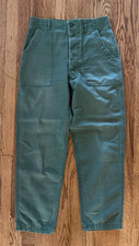 Vintage Vietnam War 70's OG-107 Cotton Sateen Pants Trousers US Army 30 x 29