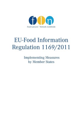 EU-Food Information Regulation 1169/2011 Implementing Measures by Member States