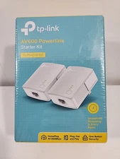 TP-Link TL-PA4010 KIT AV600 600Mbps Nano Powerline Ethernet Adapter Starter Kit