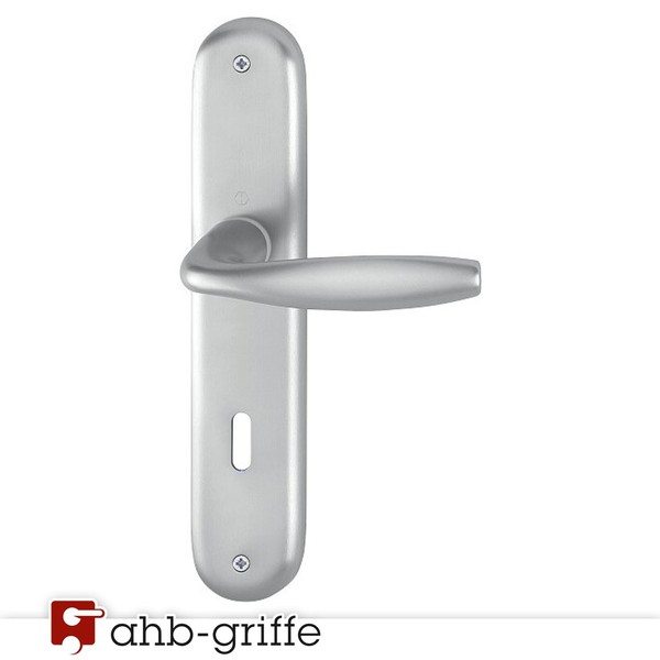 Hoppe TüRdrüCker New York Langschild Bb Alu Natur F1 TüRgriff TüRbeschlag Klinke-image