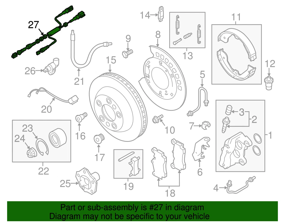 Arnés sensor original Audi 7L0-971-279-F Foto 2 de 3