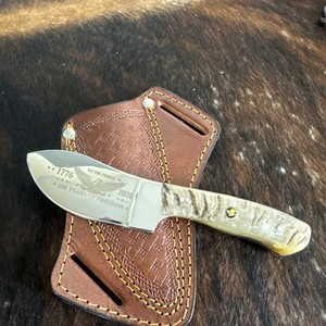 970 Blade Works Hand Made Hand Forged Steel Fixed Blade With Sheath 1 of 250 